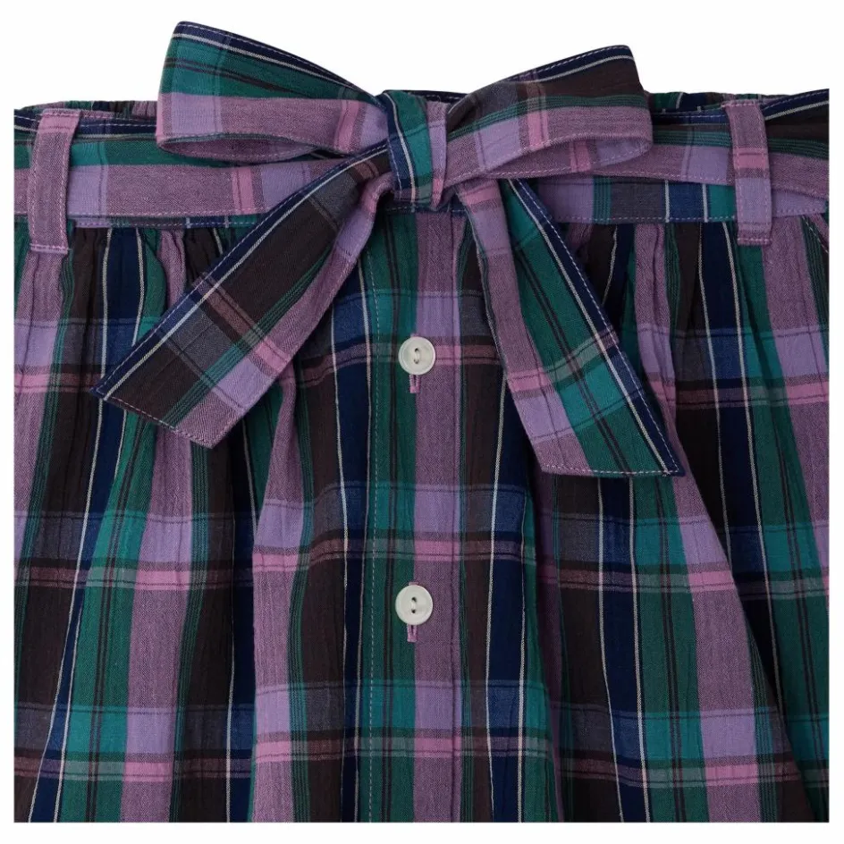 Bonpoint Jupe Esterina Carreaux Coton Bio ||Enfant Jupes, Shorts|Jupes, Shorts