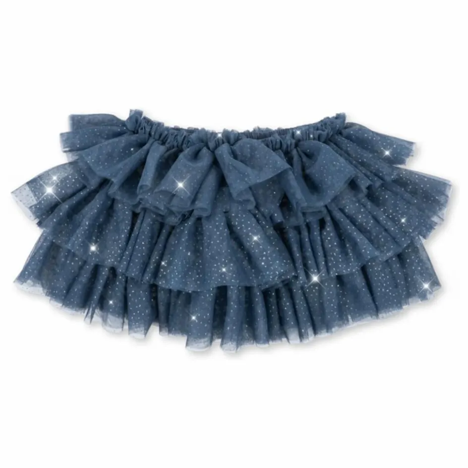 New Konges Sløjd Jupe Fay Tulle Fibres Recyclées | Bleu