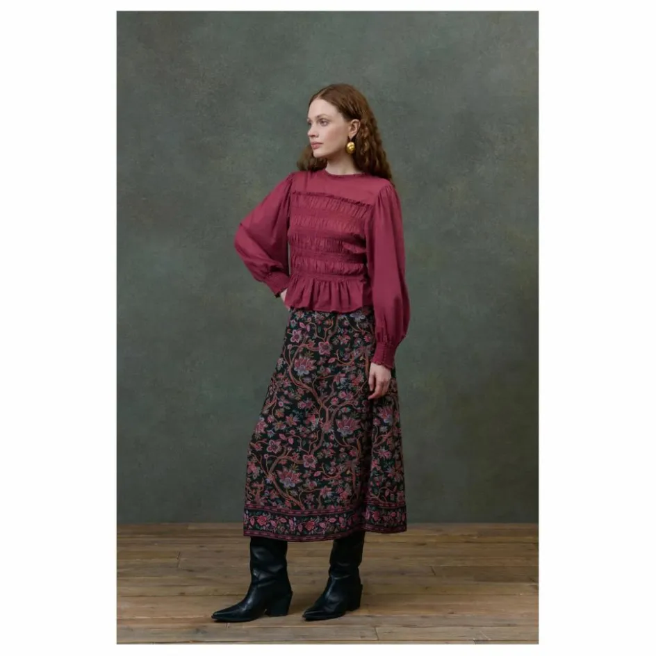 Outlet Louise Misha Jupe Isa Bluebell Grove - Collection Femme | Noir