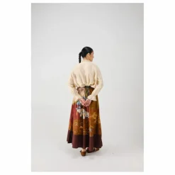 Best CORD Jupe Lakeside Satin de Coton | Bordeaux