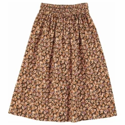 Sale Piupiuchick Jupe Longue Fleurie | Noir