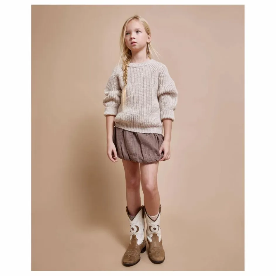 Búho Jupe Lurex Gaze de Coton Bio ||Enfant Jupes, Shorts