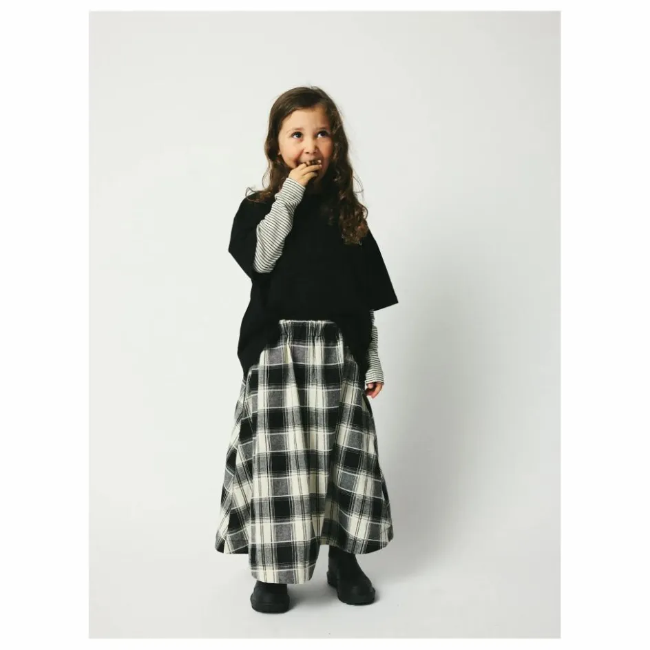Enfant brunobruno nation Jupes, Shorts*Jupe Mi Longue Gertrud Carreaux Coton Bio |