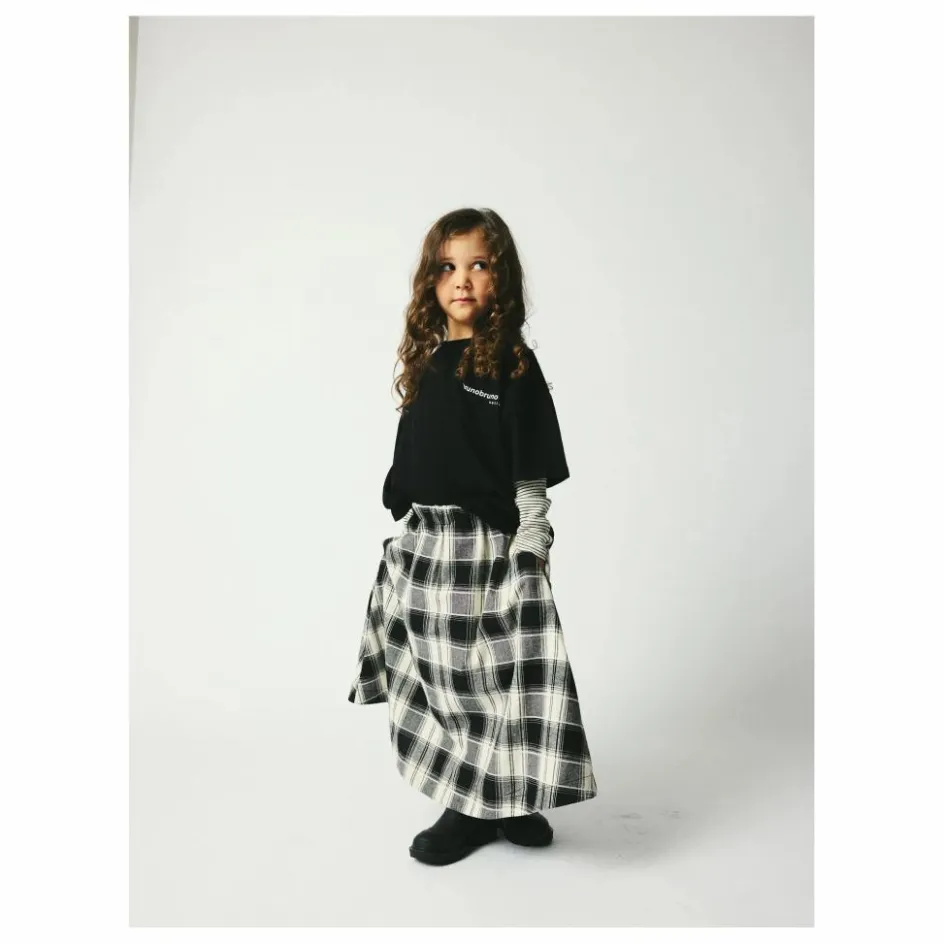Enfant brunobruno nation Jupes, Shorts*Jupe Mi Longue Gertrud Carreaux Coton Bio |
