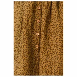 Sale Marlot Paris Jupe Minette Mini Léopard Coton Bio - Collection Femme | Marron