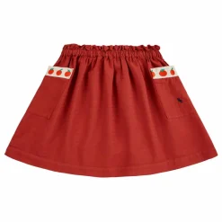 Enfant Bobo Choses Jupes, Shorts*Jupe Poches Brodées Tomates |
