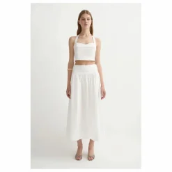 Sale Posse Jupe Rue | Crème