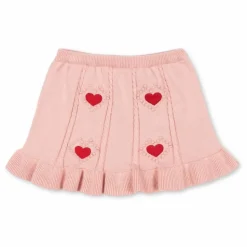 Konges Sløjd Jupe Soleil Coeurs Maille Coton Bio ||Enfant Jupes, Shorts