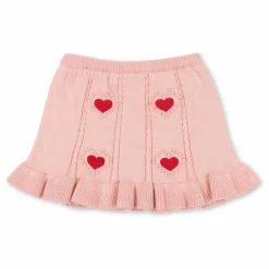 Konges Sløjd Jupe Soleil Coeurs Maille Coton Bio ||Enfant Jupes, Shorts