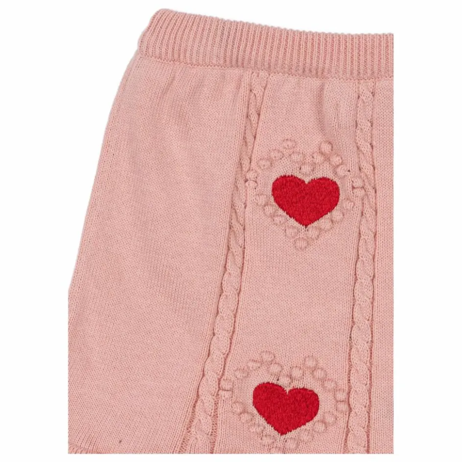Konges Sløjd Jupe Soleil Coeurs Maille Coton Bio ||Enfant Jupes, Shorts