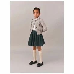 Online Bonpoint Jupe Suzon Velours Coton Bio | Vert foncé