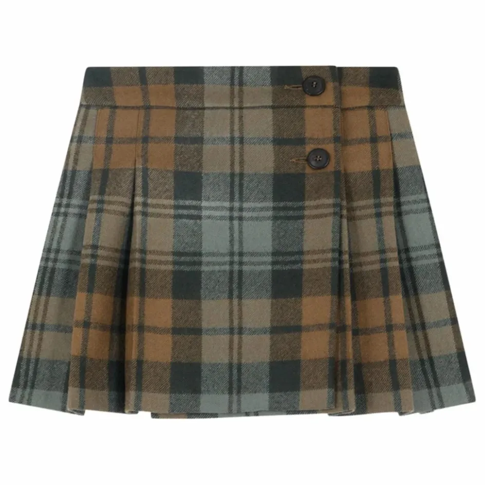 New Jupe Talissa Carreaux Twill Laine | Enfant Jupes, Shorts|Jupes, Shorts