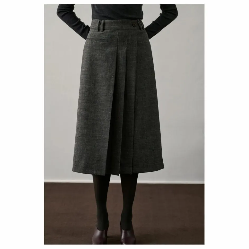 Hot Soeur Jupe Varna | Gris chiné
