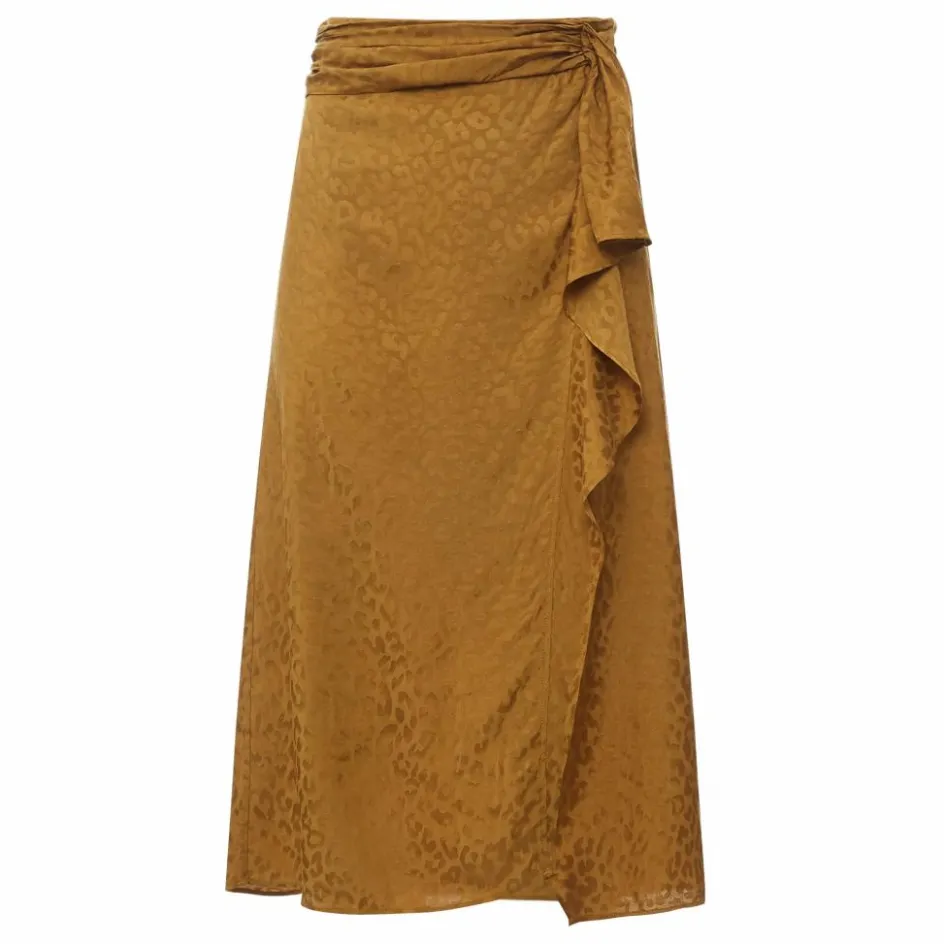 Discount Alma Deia Jupe Volantée Jacquard | Bronze