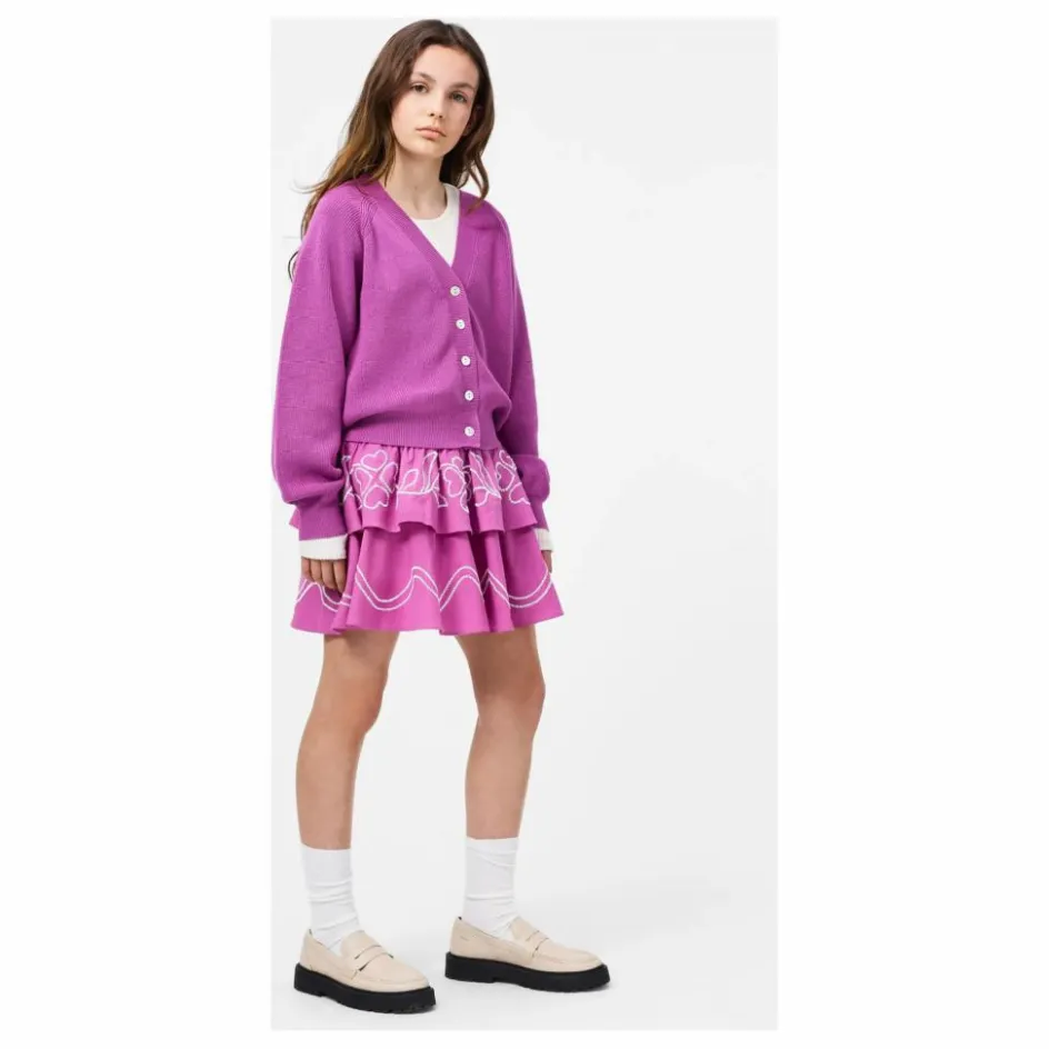 New Molo Jupe Volants Bonita Coton Bio | Violet