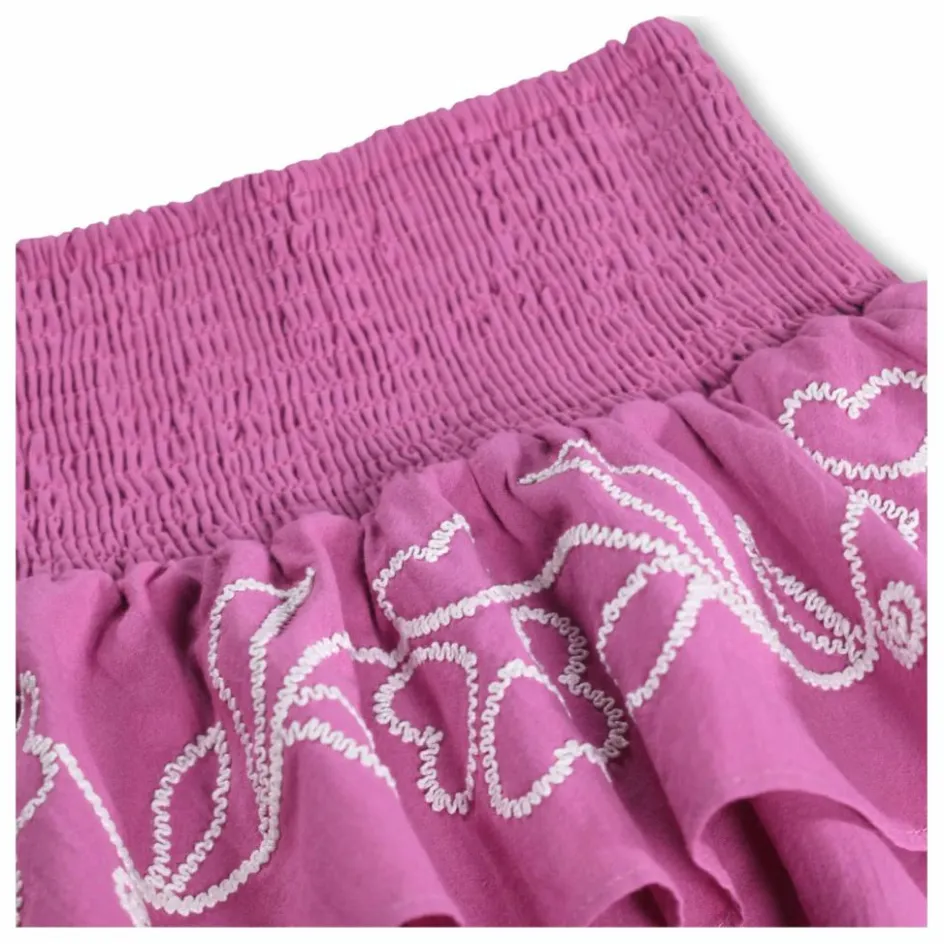New Molo Jupe Volants Bonita Coton Bio | Violet