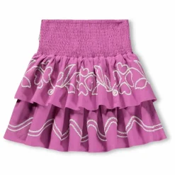 New Molo Jupe Volants Bonita Coton Bio | Violet