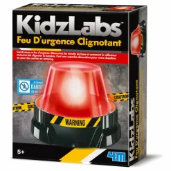 4M Loisirs Créatifs*Kidzlabs Feu d'urgence clignotant
