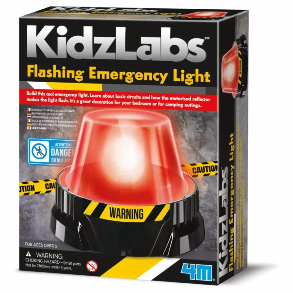 4M Loisirs Créatifs*Kidzlabs Flashing emergency light
