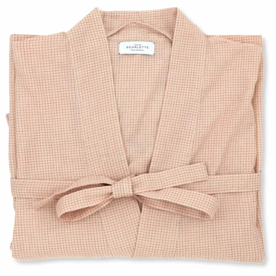 Scarlette Ateliers Kimono Grace Carreaux ||Femme Robes, Combinaisons