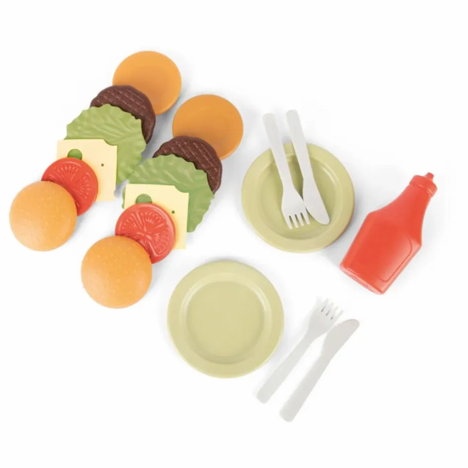Hot Dantoy Kit burger en bioplastique Multicolore