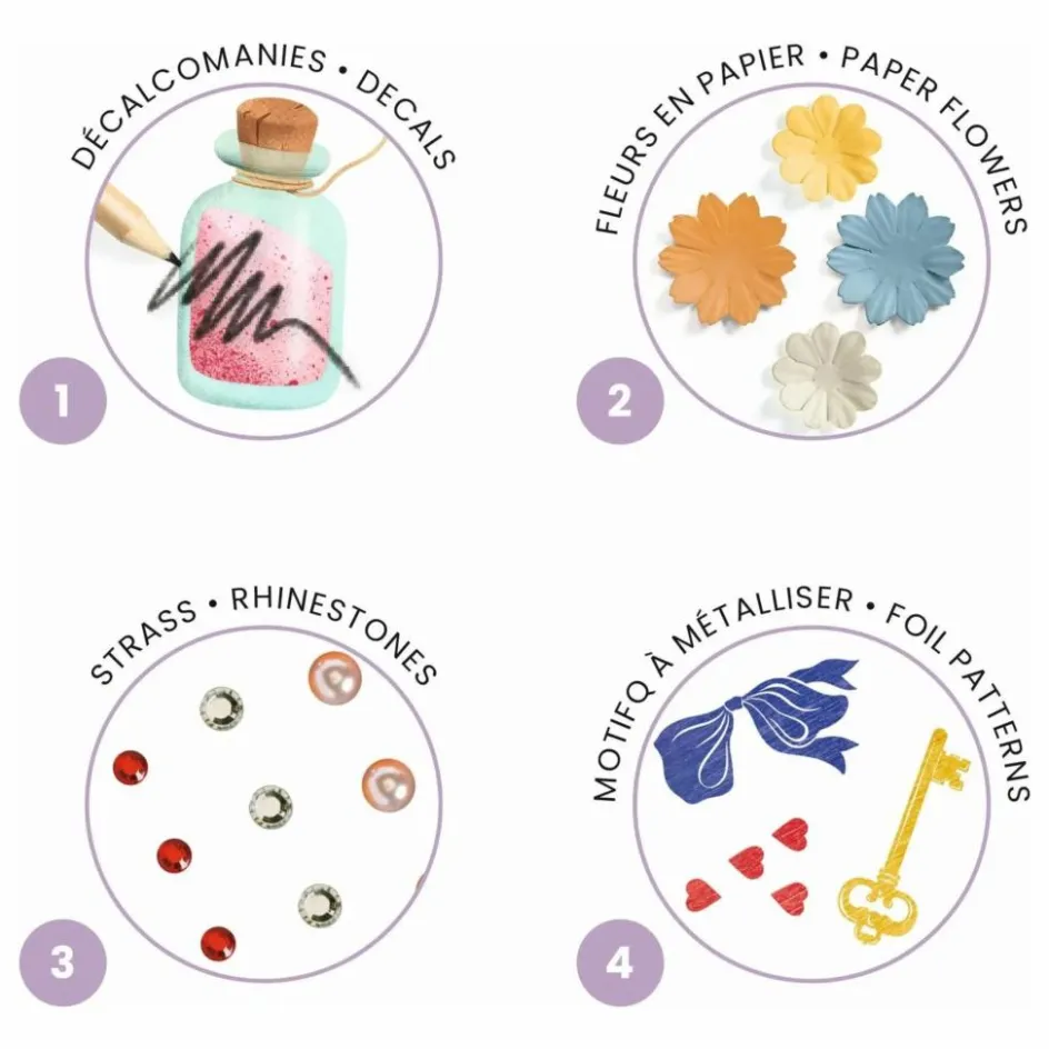 Djeco Kit créatif Au pays des merveilles| Loisirs Créatifs