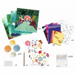 Djeco Kit créatif Au pays des merveilles| Loisirs Créatifs