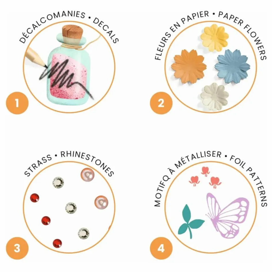 Djeco Kit créatif Poucelina| Loisirs Créatifs