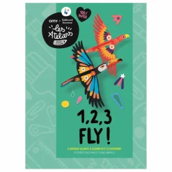 Best Omy x Gallimard Jeunesse Kit de 6 animaux volants à suspendre Multicolore