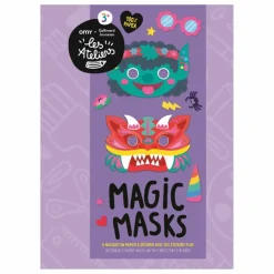 Online Kit de 6 masques à décorer Magic Mask Loisirs Créatifs