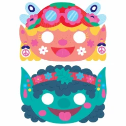 Online Kit de 6 masques à décorer Magic Mask Loisirs Créatifs