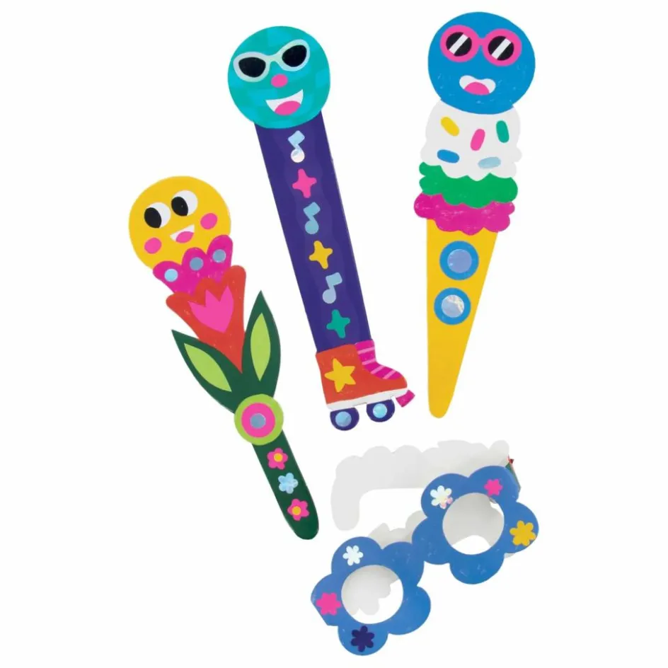Kit de 6 micros et ses accessoires à customiser Loisirs Créatifs