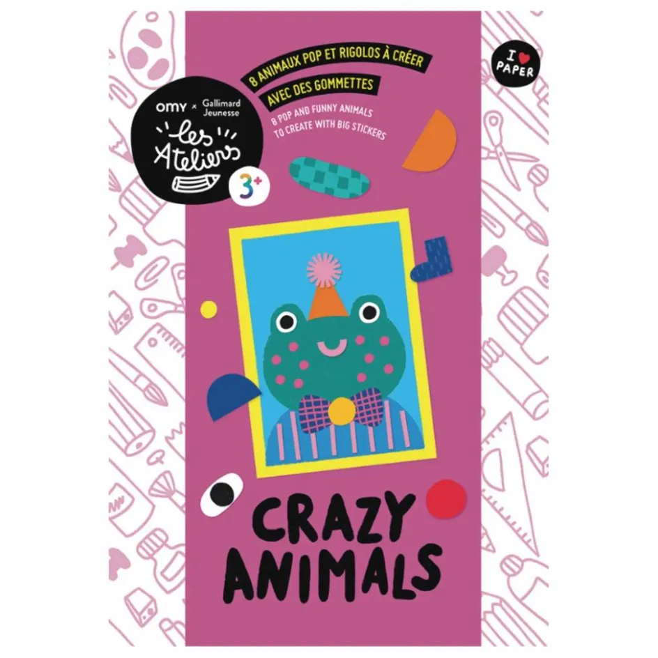 Hot Omy x Gallimard Jeunesse Kit de 8 tableaux à décorer Multicolore