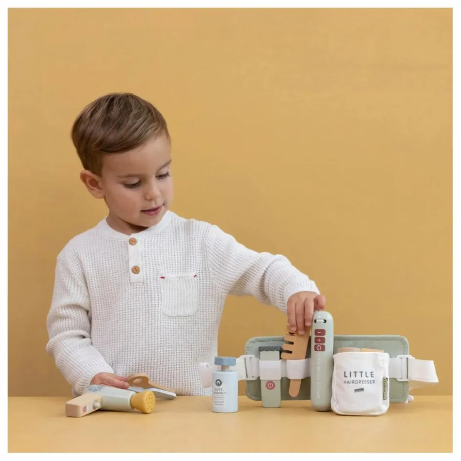 New Little Dutch Kit de coiffure en bois Multicolore