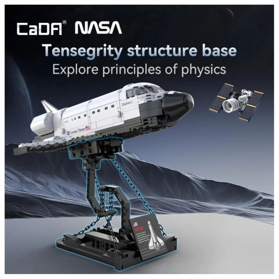 Hot Cada Kit de construction - NASA Navette spatiale Discovery - 475 pièces Multicolore