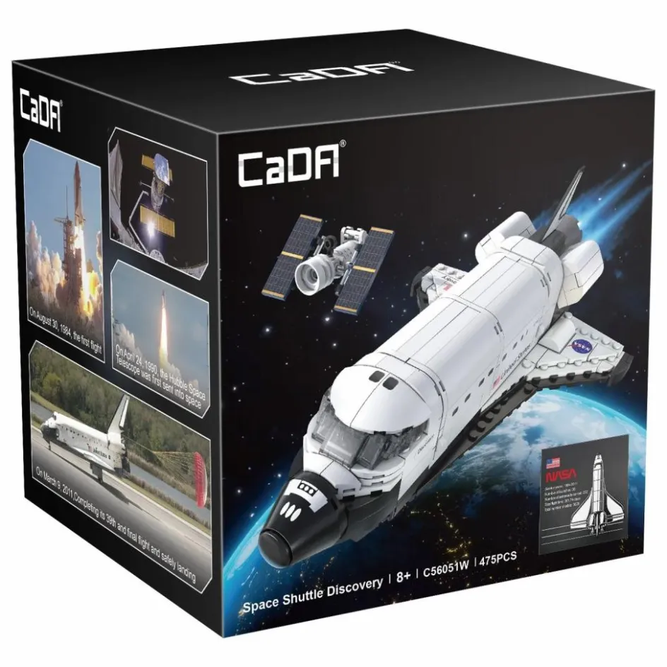 Hot Cada Kit de construction - NASA Navette spatiale Discovery - 475 pièces Multicolore
