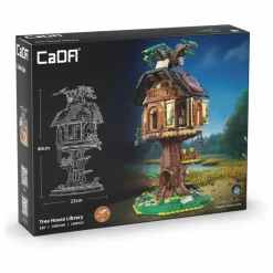 Cada Kit de construction L'arbre librairie - 1 808 pièces|Homme Jeux Éducatifs|Livres, Jeux