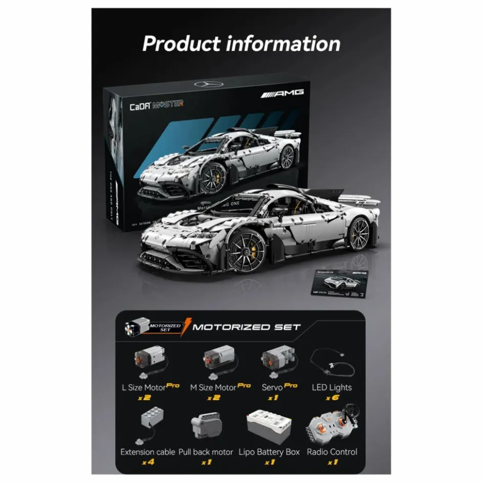 Sale Kit de construction Mercedes-AMG Project one Homme Jeux Éducatifs|Livres, Jeux