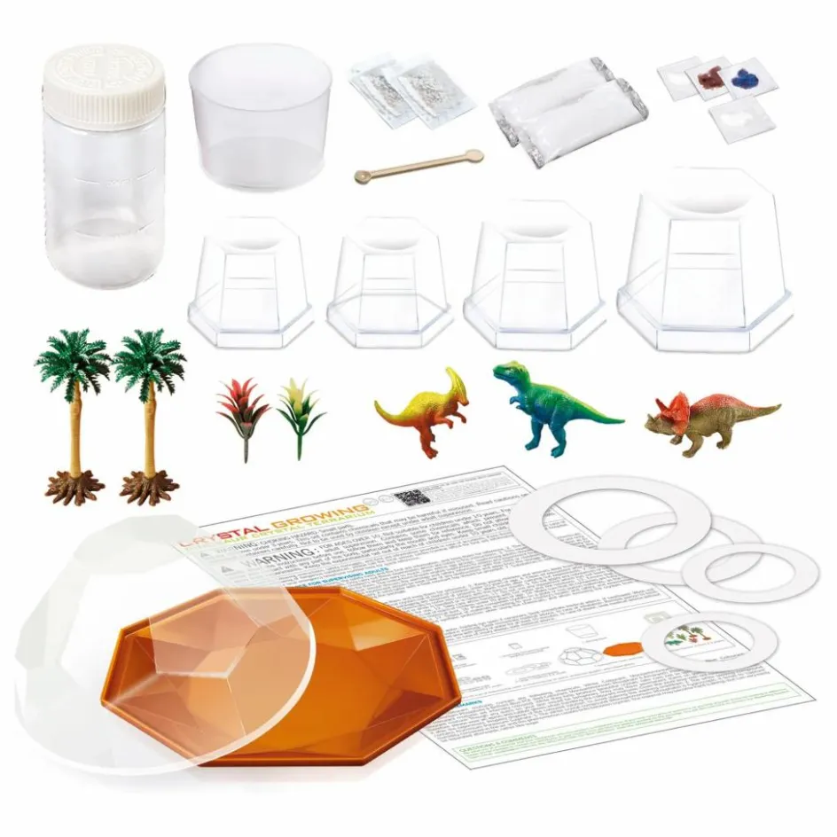 Outlet 4M Kit de cristaux - Dinos Multicolore