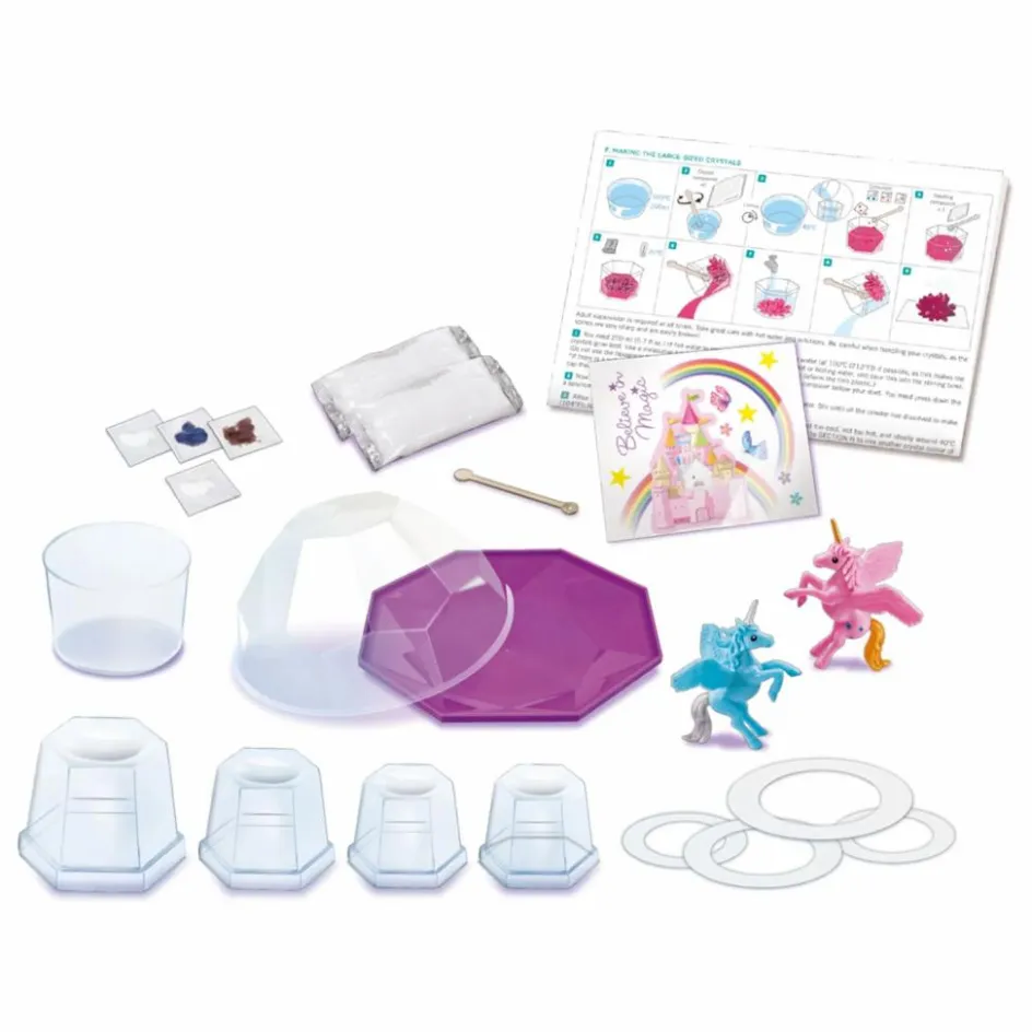 4M Kit de cristaux - Licornes| Jeux Éducatifs