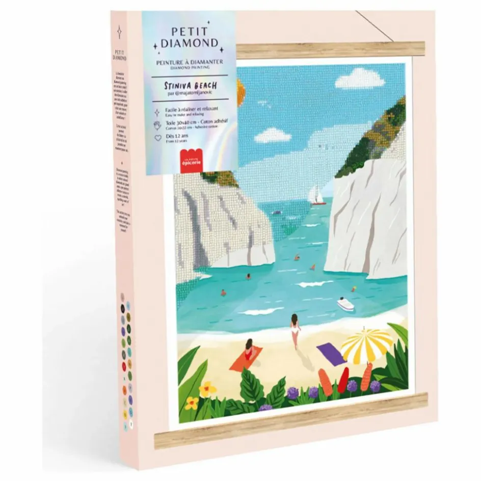 La Petite Épicerie Loisirs Créatifs*Kit de Diamond painting - Stiniva Beach par Maja Tomljanovic