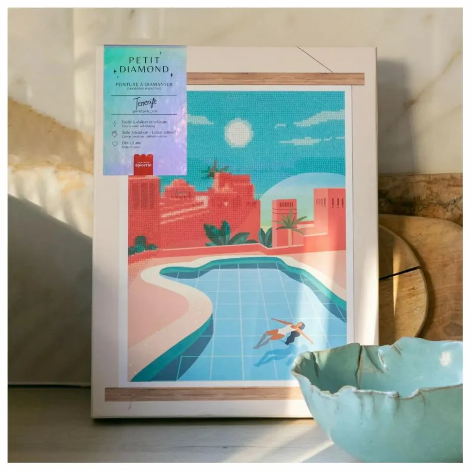 La Petite Épicerie Kit de Diamond painting - Tenerife par Petra Lidze Multicolore