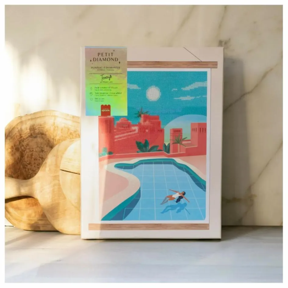 La Petite Épicerie Kit de Diamond painting - Tenerife par Petra Lidze Multicolore