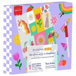 La Petite Épicerie Loisirs Créatifs*Kit de Diamond painting enfant - Carnet secret