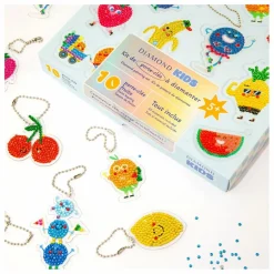 Online Kit de Diamond painting enfant - Porte-clefs Loisirs Créatifs
