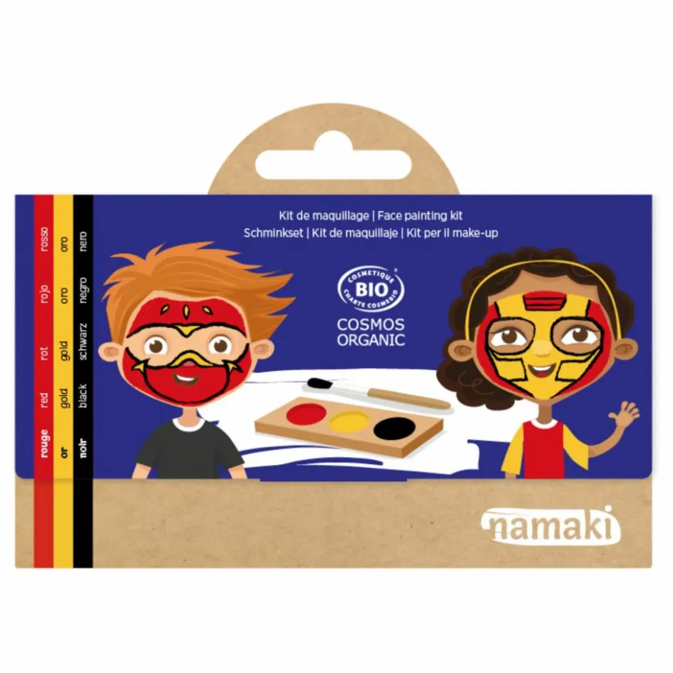 Online Namaki Kit de maquillage 3 fards Ninja & Super-Héros | Rouge
