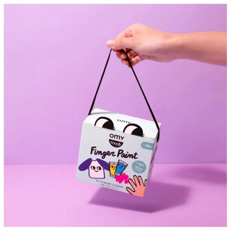 Hot Omy Kit de peinture à doigts - 5 tubes Multicolore