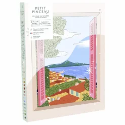 Outlet Kit de peinture au numéro - Fenêtre ouverte sur Naples Loisirs Créatifs