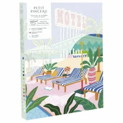 La Petite Épicerie Loisirs Créatifs*Kit de peinture au numéro - The Motel Pool