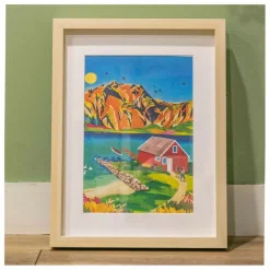 La Petite Épicerie Kit de peinture au numéro - Norvège par Nolwenn Studio| Loisirs Créatifs
